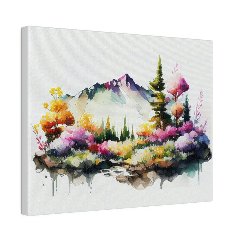 Beautiful Colourful Mountain Canvas Art