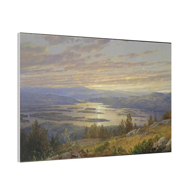 Modern Lake Squam Nature Canvas Art