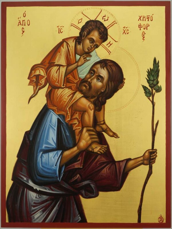 Saint Christopher of Lycia Icon
